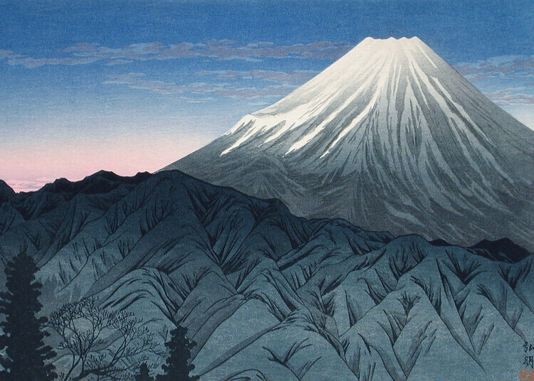 Hiroaki Takahashi Plakát, Obraz - Mount Fuji From Hakone (1930), Hiroaki Takahashi, 40 × 30 cm