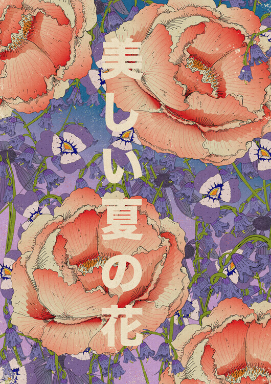 Nicholas Plakát, Obraz - Beautiful Summer Flowers, Nicholas, 30 × 40 cm
