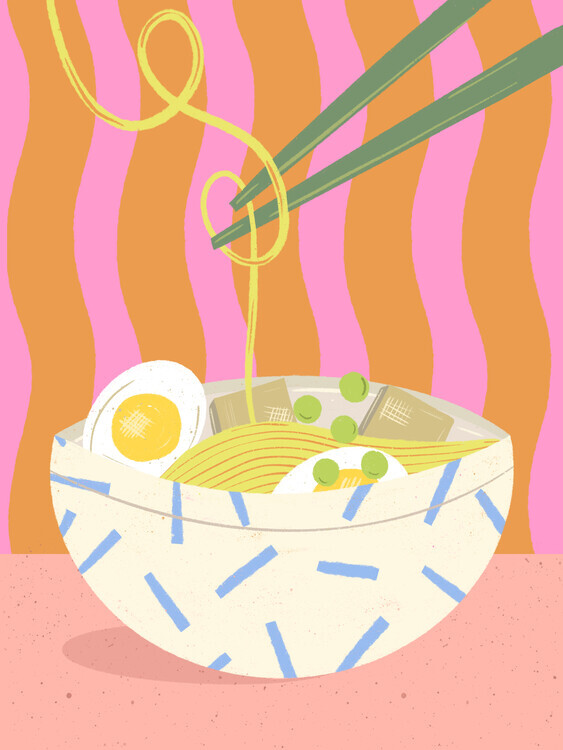 Melissa Donne Plakát, Obraz - Ramen, Melissa Donne, 30 × 40 cm