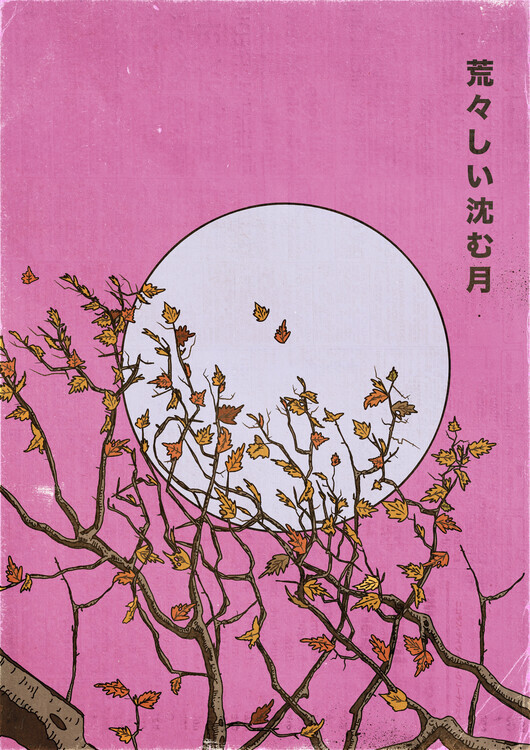 Nicholas Plakát, Obraz - Japanese Autumn Moon, Nicholas, 30 × 40 cm
