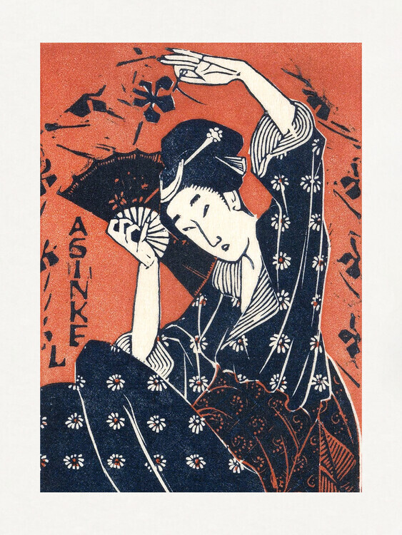 Utagawa Hiroshige Plakát, Obraz - Japanese Woman (1935), Utagawa Hiroshige, 30 × 40 cm