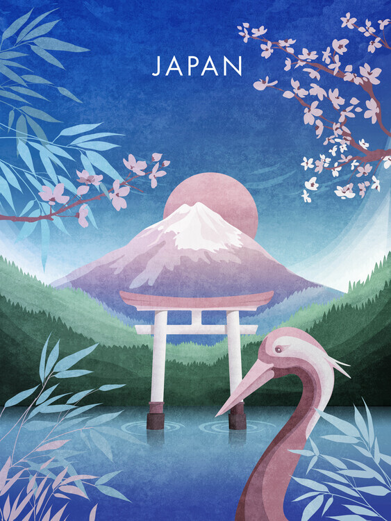 Emel Tunaboylu Plakát, Obraz - Tranquil Japan Dream, Emel Tunaboylu, 30 × 40 cm