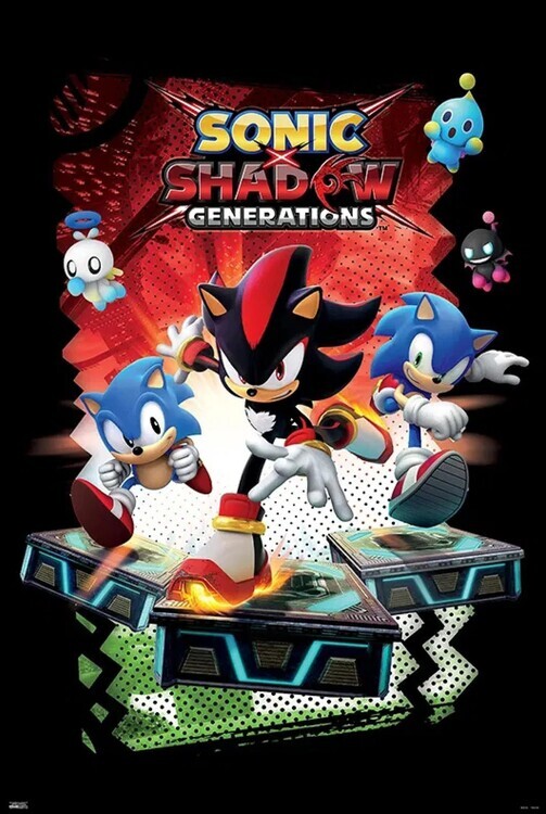 CLOSE UP Plakát, Obraz - Sonic X Shadow: Generations, 61 × 91.5 cm