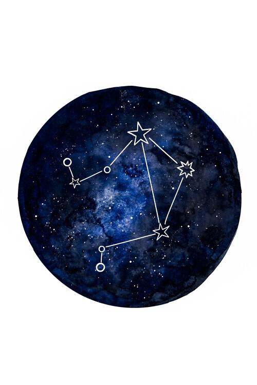 EMELIEmaria Plakát, Obraz - Cosmic Libra Constellation, EMELIEmaria, 26.7 × 40 cm