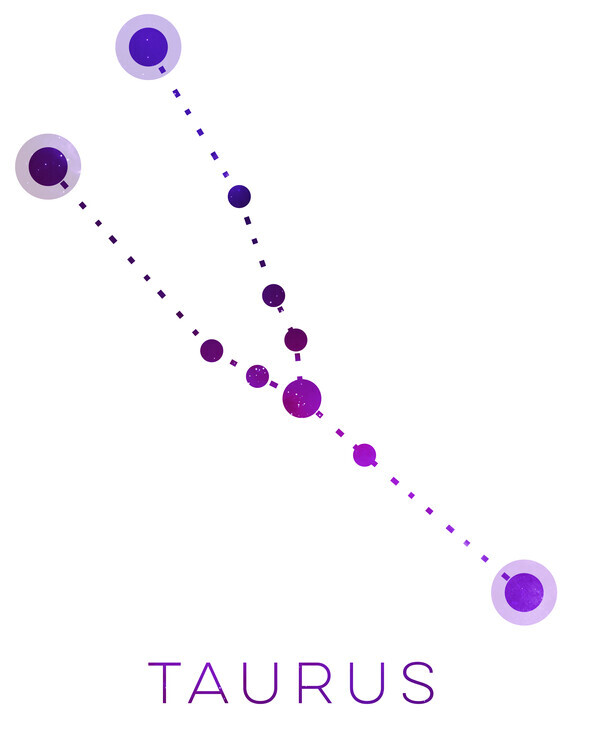 Emiliano Deificus Plakát, Obraz - Taurus Zodiac Constellation, Emiliano Deificus, 30 × 40 cm