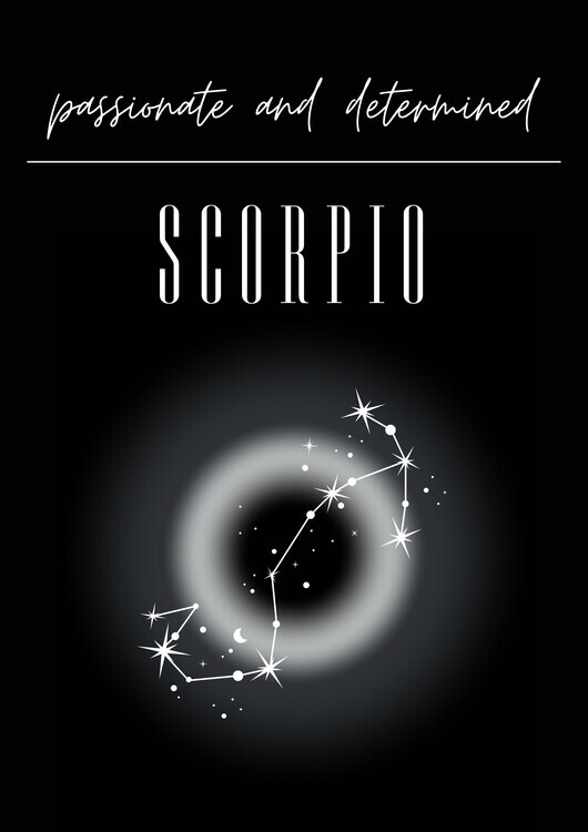 Amelie Plakát, Obraz - Passionate Scorpio Constellation, Amelie, 30 × 40 cm