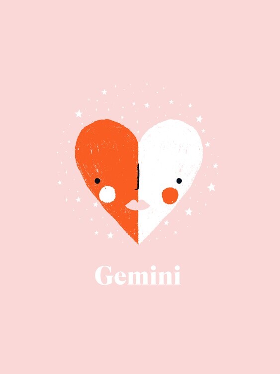 Aislinn Simmonds Plakát, Obraz - Gemini Sweethearts, Aislinn Simmonds, 30 × 40 cm