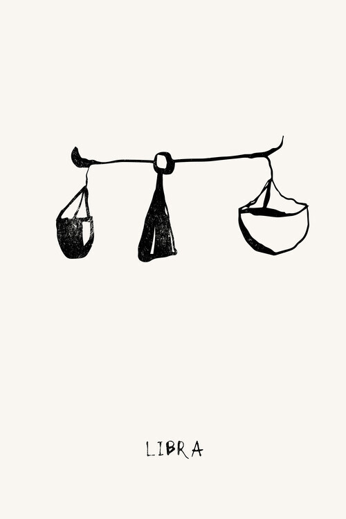 Treechild Plakát, Obraz - Libra Balance Scale, Treechild, 26.7 × 40 cm