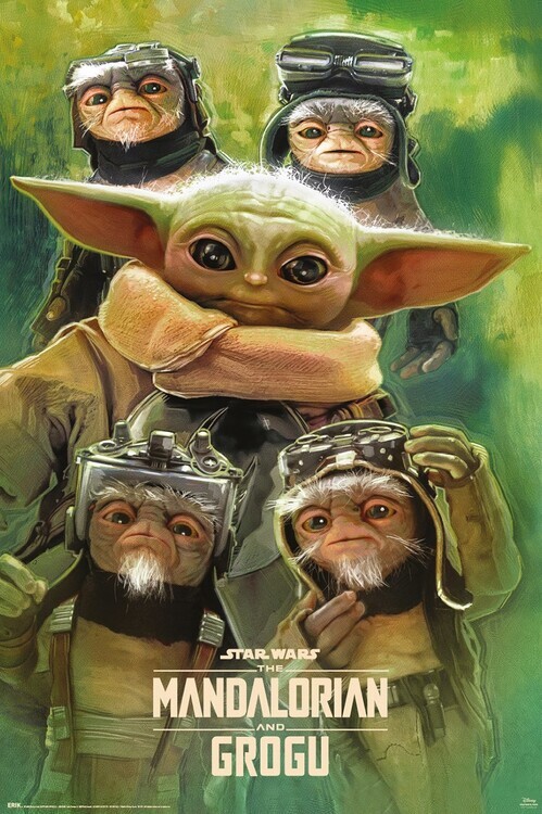 GRUPO ERIK Plakát, Obraz - Star Wars: The Mandalorian and Grogu - Anzellans, 61 × 91.5 cm