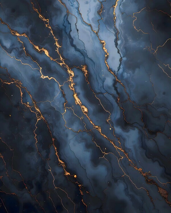 Kintsugi99 Plakát, Obraz - Elegant Gold Marble, Kintsugi99, 30 × 40 cm