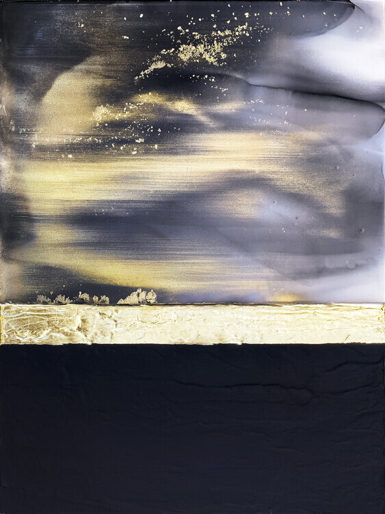 Alyson Storms Plakát, Obraz - Golden Horizon, Alyson Storms, 30 × 40 cm