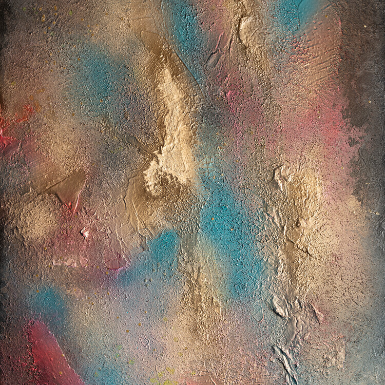 Anete Purina-Purite Plakát, Obraz - Metallic Grunge Texture, Anete Purina-Purite, 40 × 40 cm