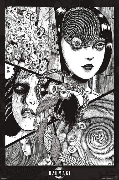 ABY STYLE Plakát, Obraz - Junji Ito - Uzumaki, 61 × 91.5 cm