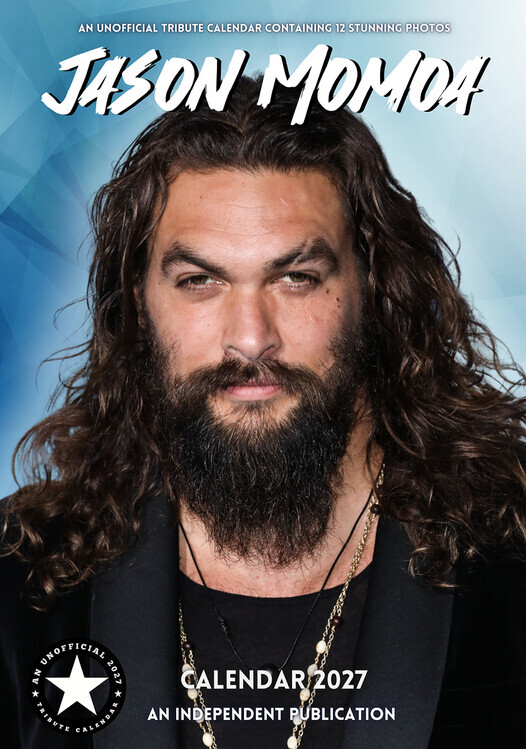 CALLDREAMS Kalendář 2027 Jason Momoa, 42 x 29.7 cm