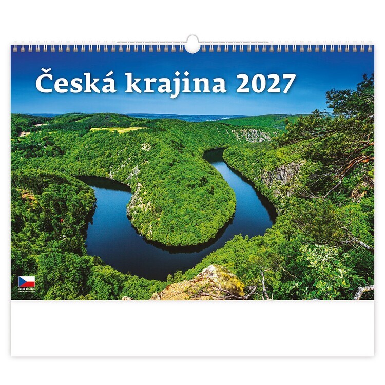 HELMA 365 Kalendář 2027 Česká krajina | český, 45 x 31.5 cm