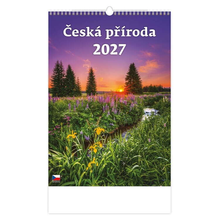HELMA 365 Kalendář 2027 Česká příroda| český, 45 x 31.5 cm