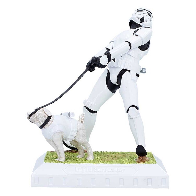 NEMESIS NOW Figurka Stormtrooper - Man's Best Friend, 13 x 9 x 15.5 cm