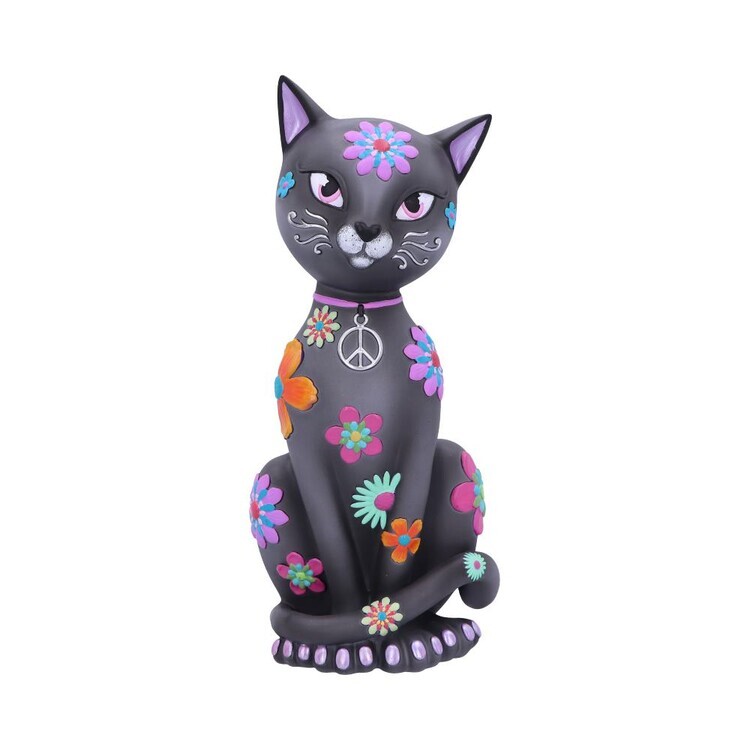 NEMESIS NOW Figurka Cult Cuties - Hippy Kitty, 26 cm