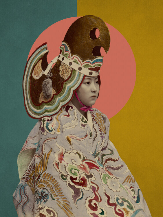Marja van den Hurk Plakát, Obraz - Vibrant Cultural Portrait, Marja van den Hurk, 30 × 40 cm
