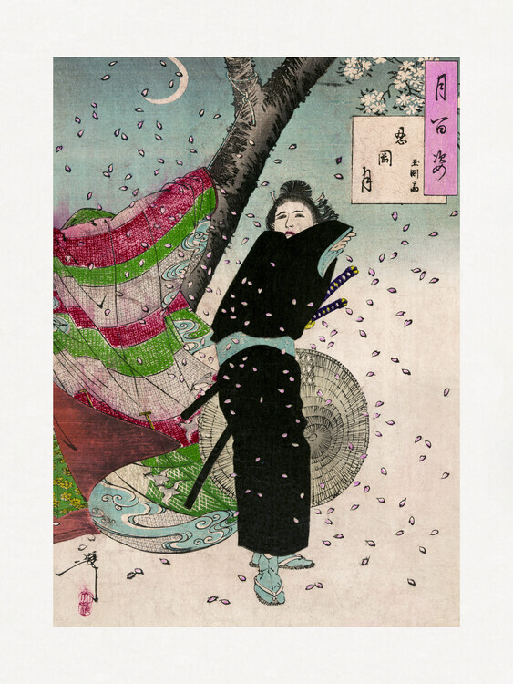 Yoshitoshi Tsukioka Plakát, Obraz - The Moon of Shinobugaoka (1904) By Yoshitoshi Tsukioka, 30 × 40 cm