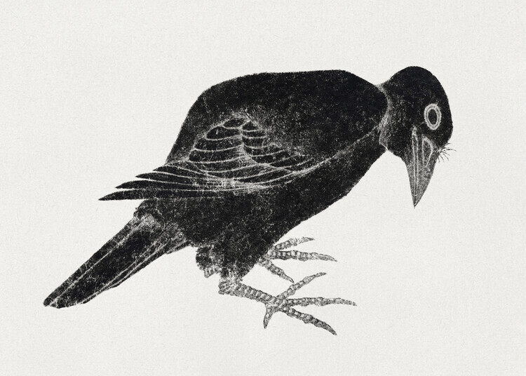 Katsushika Hokusai Plakát, Obraz - Bird, Katsushika Hokusai, 40 × 30 cm