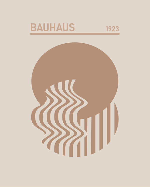 Sannel Larson Plakát, Obraz - Bauhaus Geometric Abstract, Sannel Larson, 30 × 40 cm