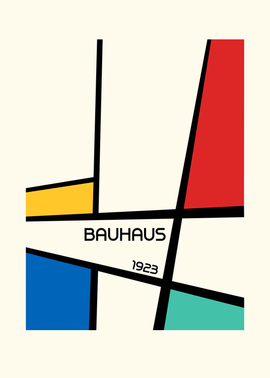 Retrodrome Plakát, Obraz - Modern Geometric Color Blocks, Retrodrome, 30 × 40 cm