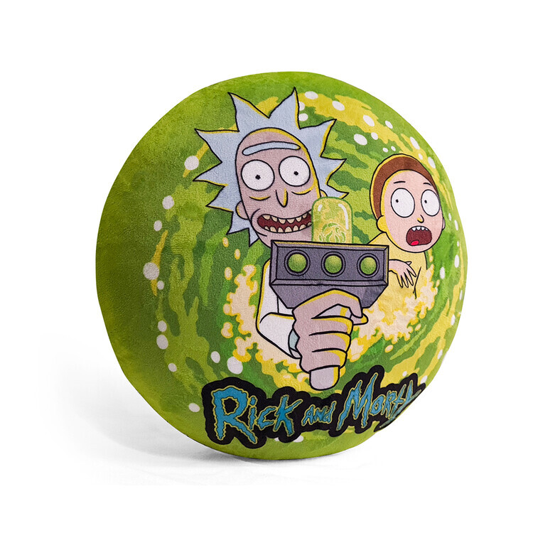 FS Holding Polštářek Rick and Morty - In Search Of Adventure, Ø 37 x 11.5 cm