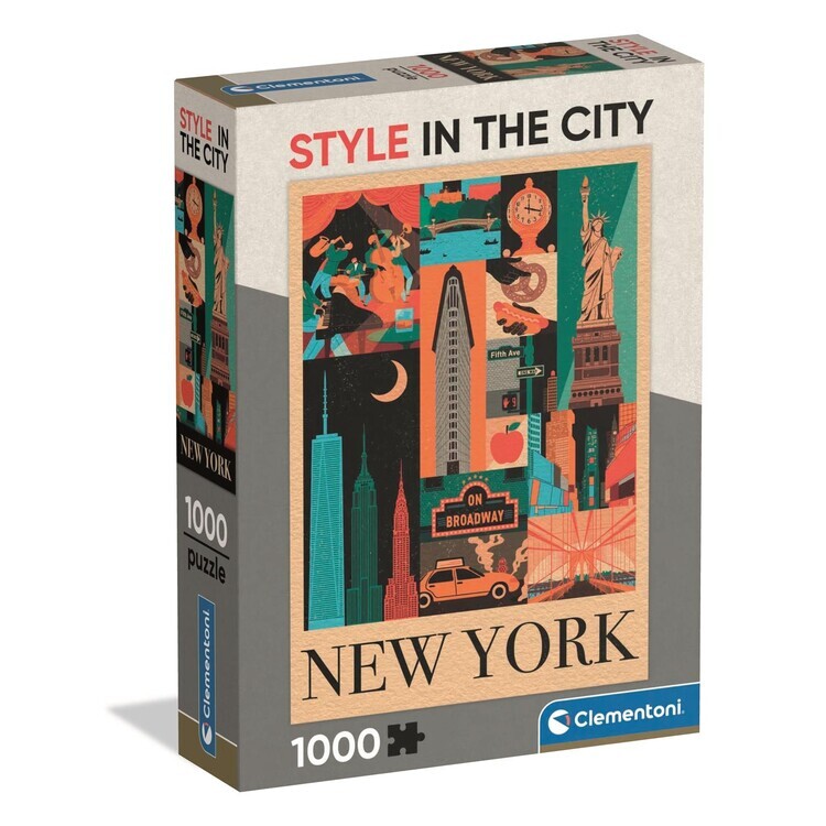 CLEMENTONI Puzzle Style in the City - New York, 1000 ks