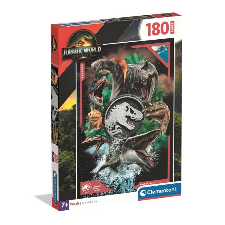 CLEMENTONI Puzzle Jurassic World, 180 ks