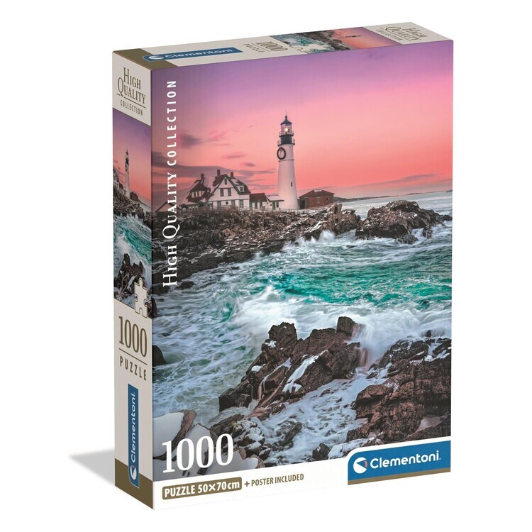 CLEMENTONI Puzzle First Snow at Portland Head, 1000 ks