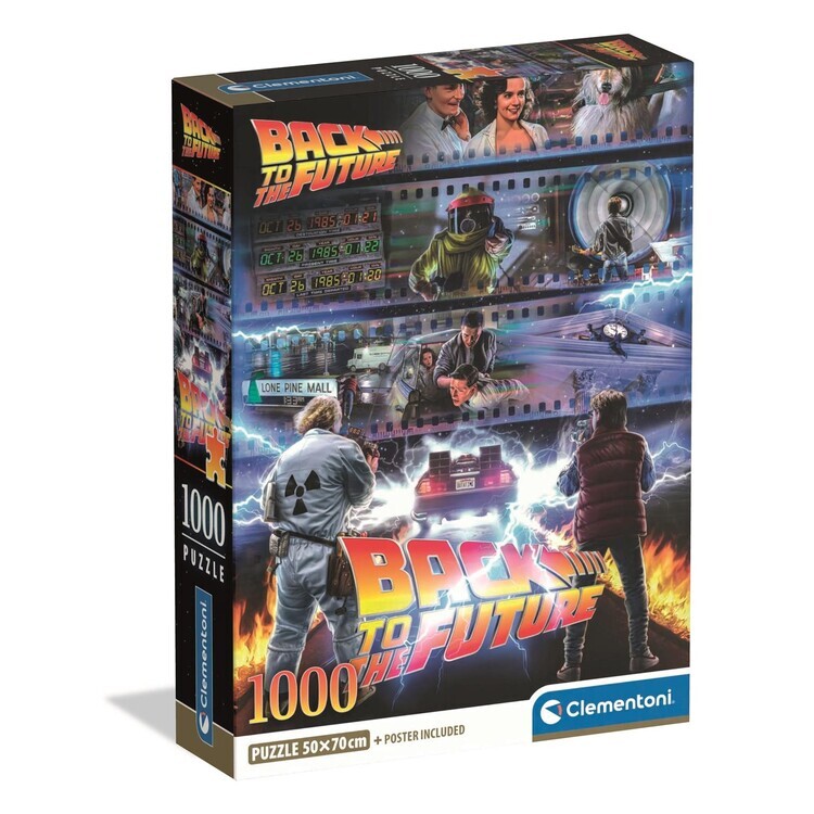 CLEMENTONI Puzzle Cult Movies - Back to the Future, 1000 ks
