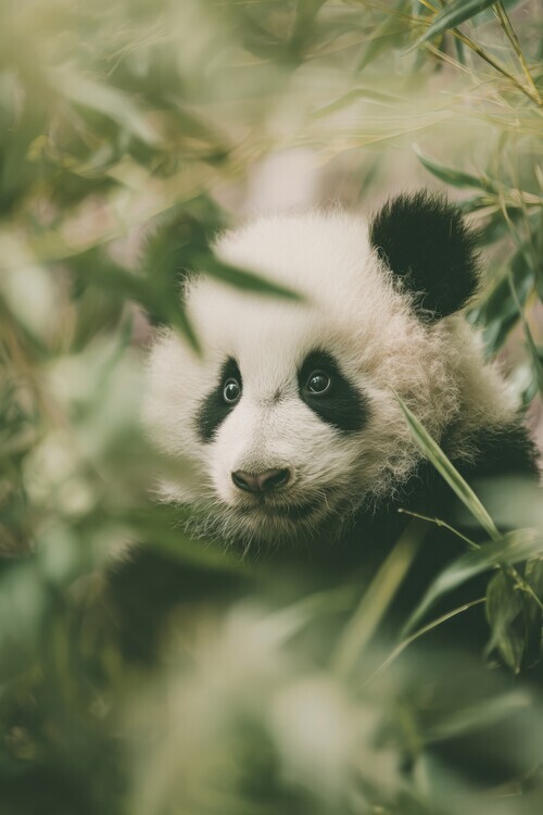Treechild Plakát, Obraz - Little Panda, Treechild, 26.7 × 40 cm