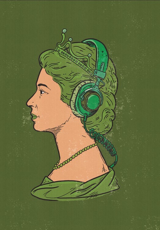 Nicholas Plakát, Obraz - Green Queen Beats, Nicholas, 26.7 × 40 cm