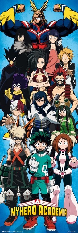 GRUPO ERIK Plakát, Obraz - My Hero Academia - All Characters, 53 × 158 cm