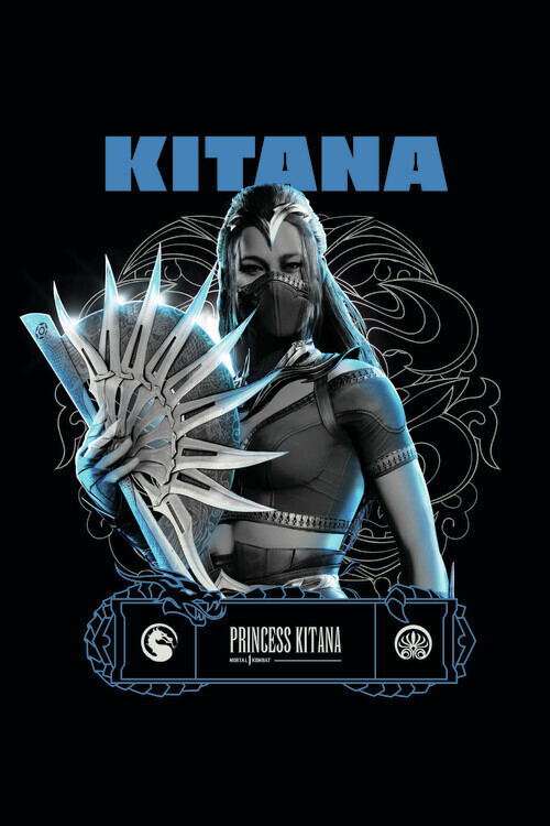 Europosters Plakát, Obraz - Mortal Kombat - Kitana, 26.7 × 40 cm