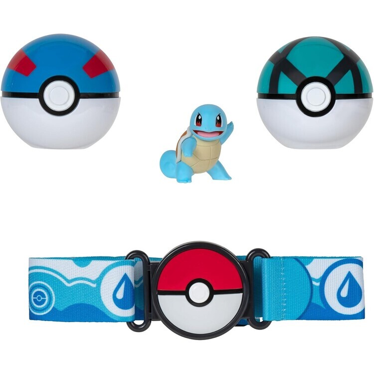 ORBICO Dárkový set Pokemon - Squirtle Poké Ball Belt