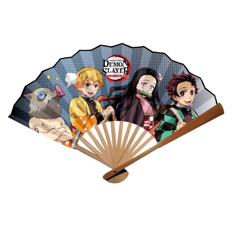Sakami Vějíř Vějíř Demon Slayer: Kimetsu no Yaiba - Japanese Bamboo Fan