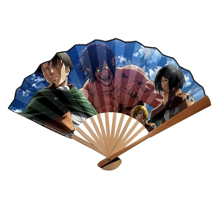 Sakami Vějíř Vějíř Attack on Titan - Duty & Friendship Japanese Bamboo Fan