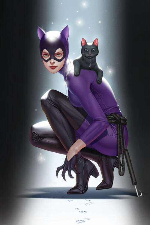 Europosters Plakát, Obraz - Catwoman Cover - Black Cat, 26.7 × 40 cm