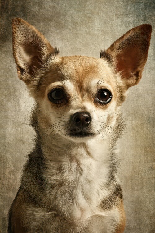 Rafal Kulik Plakát, Obraz - Cute Chihuahua Dog, Rafal Kulik, 26.7 × 40 cm