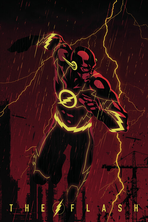 Europosters Plakát, Obraz - The Flash - Sketch 01, 26.7 × 40 cm