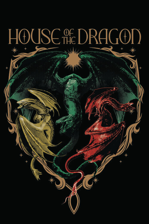 Europosters Plakát, Obraz - House of the Dragon, 26.7 × 40 cm