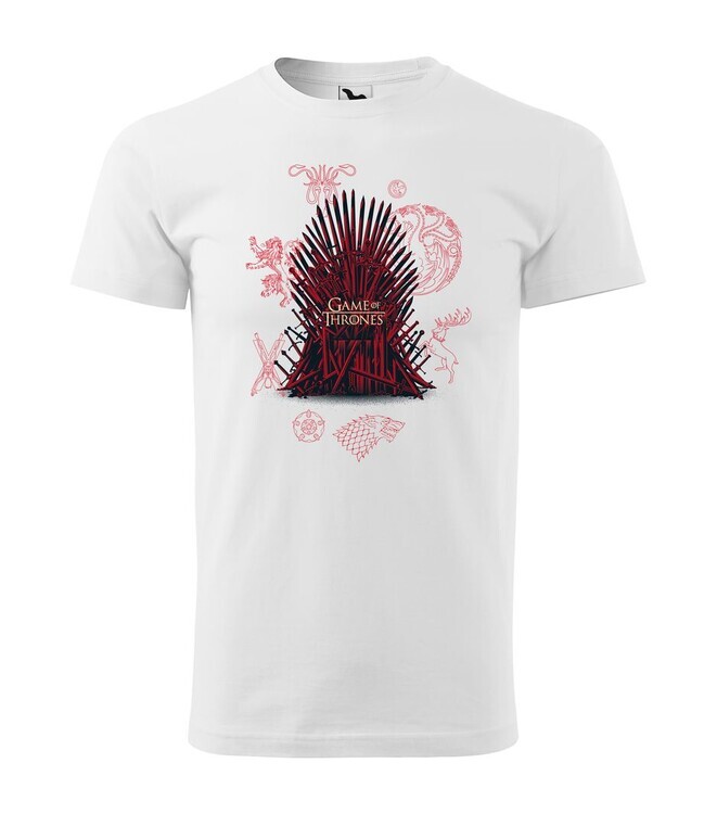 Europosters Tričko Game of Thrones - The Iron Throne, Dámské, Regular, S