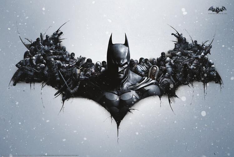 Europosters Plakát, Obraz - Batman Arkham Origins - Logo, 61 × 91.5 cm