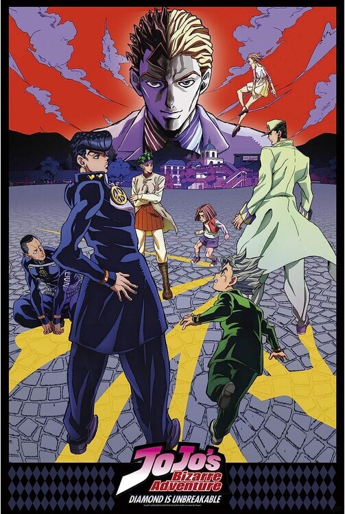 ABY STYLE Plakát, Obraz - Jojo's Bizzare Adventure - Diamond, 61 × 91.5 cm