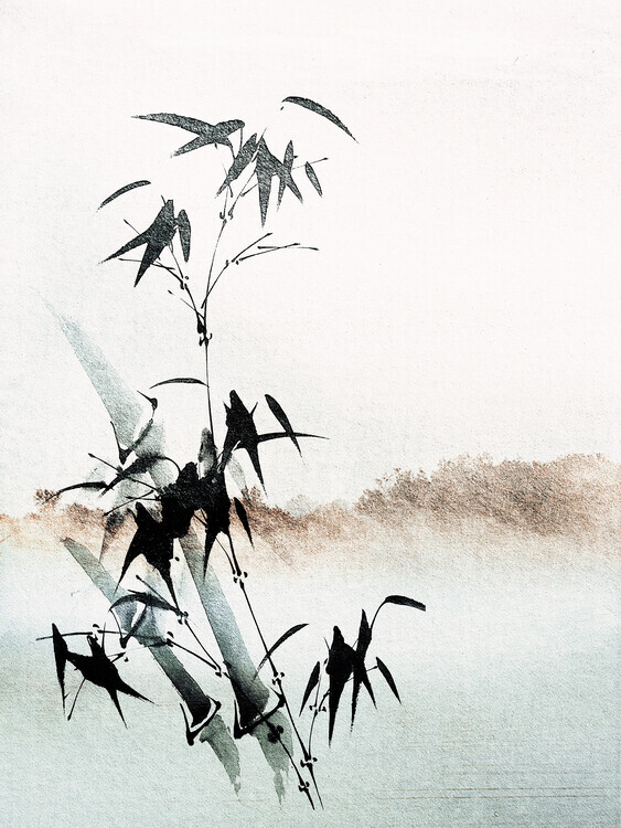 Treechild Plakát, Obraz - Whispering Bamboo, Treechild, 30 × 40 cm