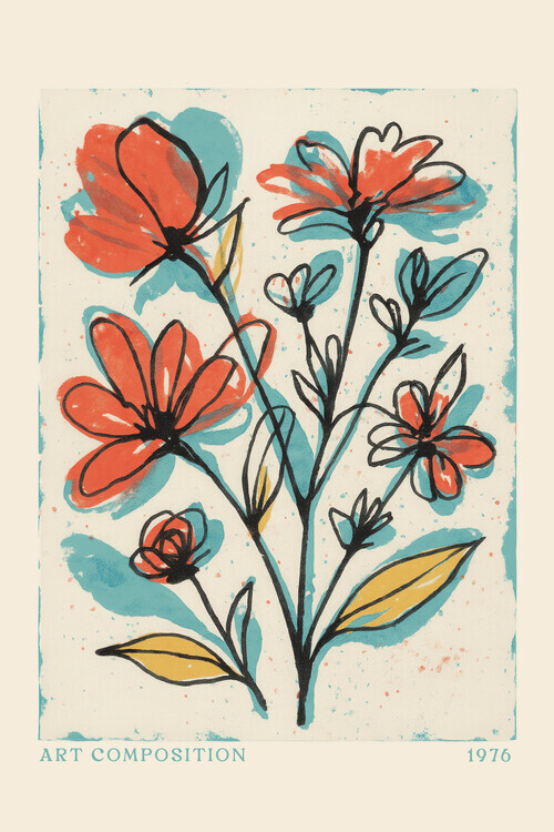Treechild Plakát, Obraz - Blooming Sketches, Treechild, 26.7 × 40 cm