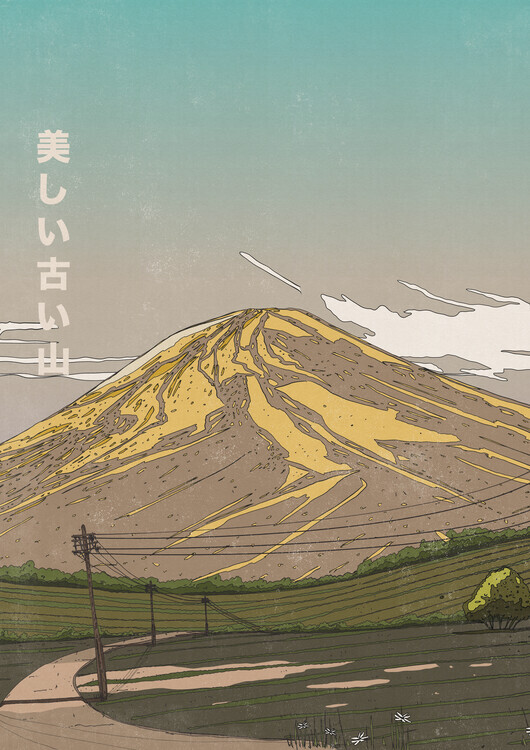 Nicholas Plakát, Obraz - Road To Mount Fuji, Nicholas, 30 × 40 cm