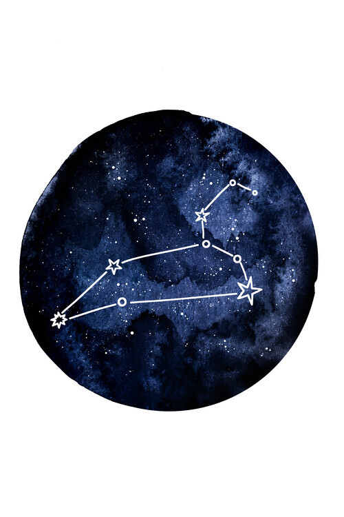 EMELIEmaria Plakát, Obraz - Cosmic Leo Constellation, EMELIEmaria, 26.7 × 40 cm